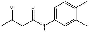 N-(3-fluoro-4-methylphenyl)-3-oxobutanamide Structure