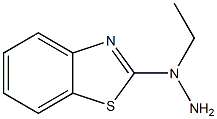 1-(1-(benzo[d]thiazol-2-yl)ethyl)hydrazine 结构式