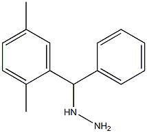 1-[(2,5-dimethylphenyl)(phenyl)methyl]hydrazine Structure