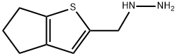 1-((5,6-dihydro-4H-cyclopenta[b]thiophen-2-yl)methyl)hydrazine Structure