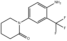 1-[4-AMINO-3-(TRIFLUOROMETHYL)PHENYL]PIPERIDIN-2-ONE,1016530-40-7,结构式