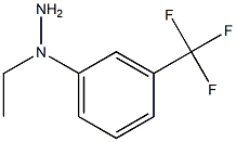 1-(1-[3-(trifluoromethyl)phenyl]ethyl)hydrazine Structure