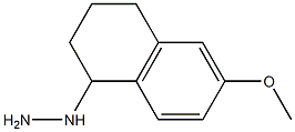 (6-METHOXY-1,2,3,4-TETRAHYDRONAPHTHALEN-1-YL)HYDRAZINE 结构式