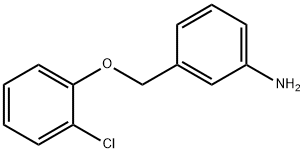 3-((2-氯苯氧基)甲基)苯胺, 1016533-99-5, 结构式