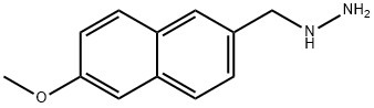 1-[(6-methoxynaphthalen-2-yl)methyl]hydrazine Structure