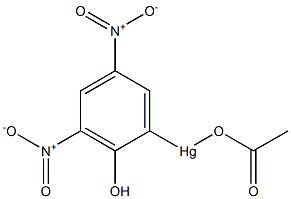 3,5-디니트로-2-하이드록시페닐수은(II)아세테이트