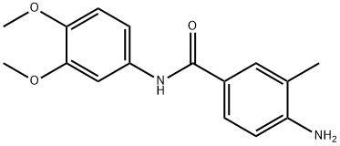 4-amino-N-(3,4-dimethoxyphenyl)-3-methylbenzamide,1016673-22-5,结构式