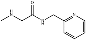2-(methylamino)-N-(pyridin-2-ylmethyl)acetamide 结构式