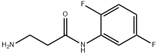 N~1~-(2,5-difluorophenyl)-beta-alaninamide(SALTDATA: HCl),1016682-03-3,结构式