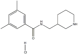 3,5-dimethyl-N-(piperidin-3-ylmethyl)benzamide Structure