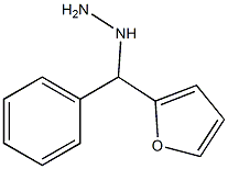 1[furan-2-yl(phenyl)methyl]hydrazine 化学構造式