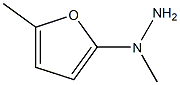 1[(5-methylfuran-2-yl)methyl]hydrazine 化学構造式