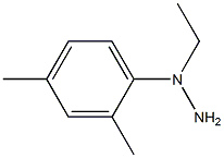 1-[1-(2,4-dimethylphenyl)ethyl]hydrazine 化学構造式
