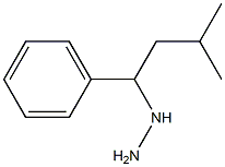 1-(3-methyl-1-phenylbutyl)hydrazine Structure