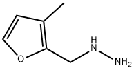 1-[(3-methylfuran-2-yl)methyl]hydrazine Struktur