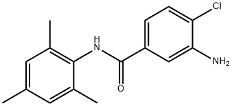 3-amino-4-chloro-N-(2,4,6-trimethylphenyl)benzamide Structure
