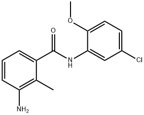 3-amino-N-(5-chloro-2-methoxyphenyl)-2-methylbenzamide|
