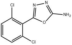 5-(2,6-dichlorophenyl)-1,3,4-oxadiazol-2-amine,1016742-03-2,结构式