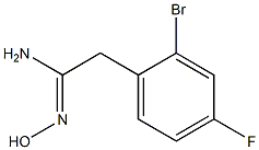 BENZENEETHANIMIDAMIDE,2-BROMO-4-FLUORO-N-HYDROXY 结构式