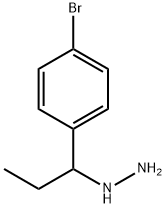 1-(1-(4-bromophenyl)propyl)hydrazine,1016762-03-0,结构式