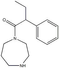 1-(1,4-diazepan-1-yl)-2-phenylbutan-1-one 结构式