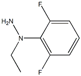 1-(1-(2,6-difluorophenyl)ethyl)hydrazine Structure