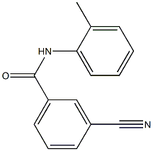 3-cyano-N-(2-methylphenyl)benzamide,1016811-53-2,结构式