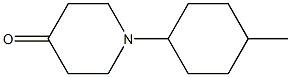 1-(4-methylcyclohexyl)piperidin-4-one 化学構造式