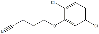 4-(2,5-dichlorophenoxy)butanenitrile 化学構造式
