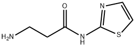 N~1~-1,3-thiazol-2-yl-beta-alaninamide(SALTDATA: 2HCl 0.8H2O) Struktur