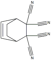 Bicyclo[2.2.2]oct-5-ene-2,2,3,3-tetracarbonitrile 结构式