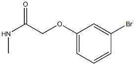 2-(3-bromophenoxy)-N-methylacetamide Structure