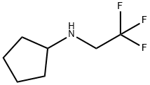 N-(2,2,2-trifluoroethyl)cyclopentanamine 化学構造式