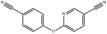 6-(4-cyanophenoxy)nicotinonitrile Struktur