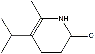 2(1H)-Pyridinone,3,4-dihydro-6-methyl-5-(1-methylethyl)-(9CI) Struktur