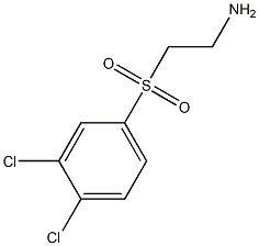 ETHANAMINE,2-[(3,4-DICHLOROPHENYL)SULFONYL]-,1017226-65-1,结构式