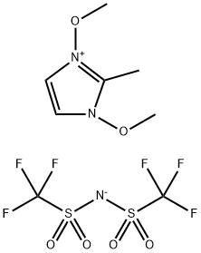 (OMe)2MeIm-NTf2 化学構造式