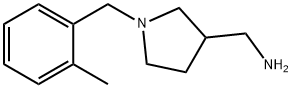 1-[1-(2-METHYLBENZYL)-3-PYRROLIDINYL]METHANAMINE Struktur