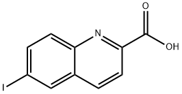 6-碘喹啉-2-羧酸, 1017464-01-5, 结构式