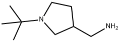 1-(1-tert-butylpyrrolidin-3-yl)methanamine(SALTDATA: 1.9HCl 0.02(C6H5)3PO) Struktur