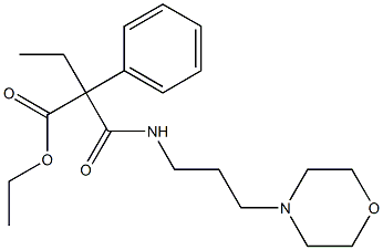 N-(3-Morpholinopropyl)phenylethylmalonamidic acid ethyl ester|