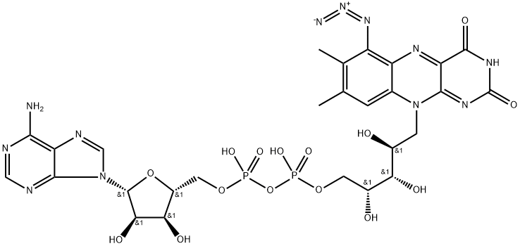 6-azido-FAD,101760-85-4,结构式