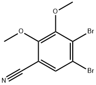 4,5-DIBROMO-2,3-DIMETHOXY-BENZONITRILE,1017781-41-7,结构式