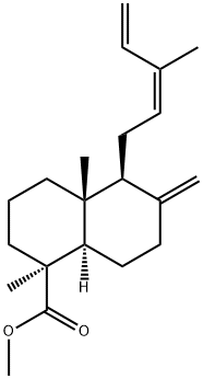 (12Z)-Labda-8(17),12,14-triene-19-oic acid methyl ester 结构式