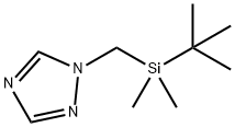 1H-1,2,4-Triazole,1-[[(1,1-dimethylethyl)dimethylsilyl]methyl]-(9CI) 化学構造式