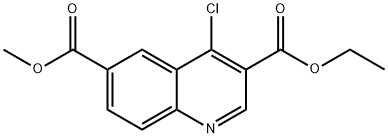 1018128-03-4 3-乙基 6-甲基 4-氯喹啉-3,6-二甲酸基酯
