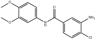 3-amino-4-chloro-N-(3,4-dimethoxyphenyl)benzamide Structure