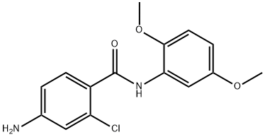 4-amino-2-chloro-N-(2,5-dimethoxyphenyl)benzamide Structure