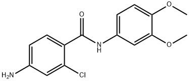 4-amino-2-chloro-N-(3,4-dimethoxyphenyl)benzamide,1018542-37-4,结构式