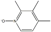 Pyridine, 2,3,4-trimethyl-, 1-oxide (6CI,9CI) Struktur